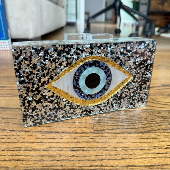 NIB 🧿 Evil Eye Clutch Crossbody - Picture 2 of 5